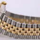 Rolex DateJust 36mm  CHAMPAGNE DIAMOND 18K Yellow Gold JUBILEE Steel 16233 Watch
