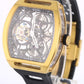 Zeroo Time T4 THE ARCHER Skeleton Tourbillon Gold Steel 41mm x 48mm Rubber Watch