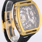 Zeroo Time T4 THE ARCHER Skeleton Tourbillon Gold Steel 41mm x 48mm Rubber Watch