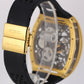 Zeroo Time T4 THE ARCHER Skeleton Tourbillon Gold Steel 41mm x 48mm Rubber Watch