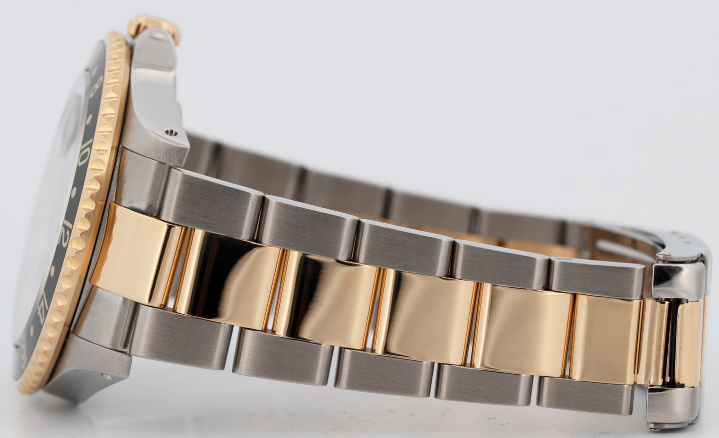 Rolex GMT-Master II BLACK 18K Yellow Gold Stainless Steel OYSTER 40mm 16713 BOX