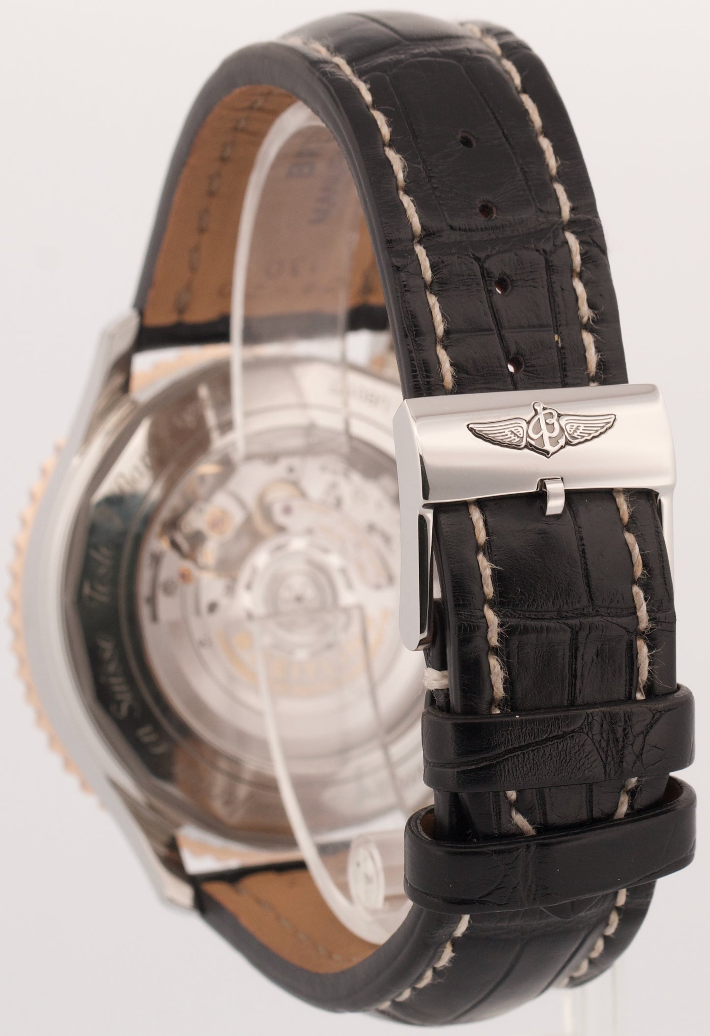 MINT 2024 PAPERS Breitling Navitimer Steel 18K Gold Leather 46mm UB0127 BOX