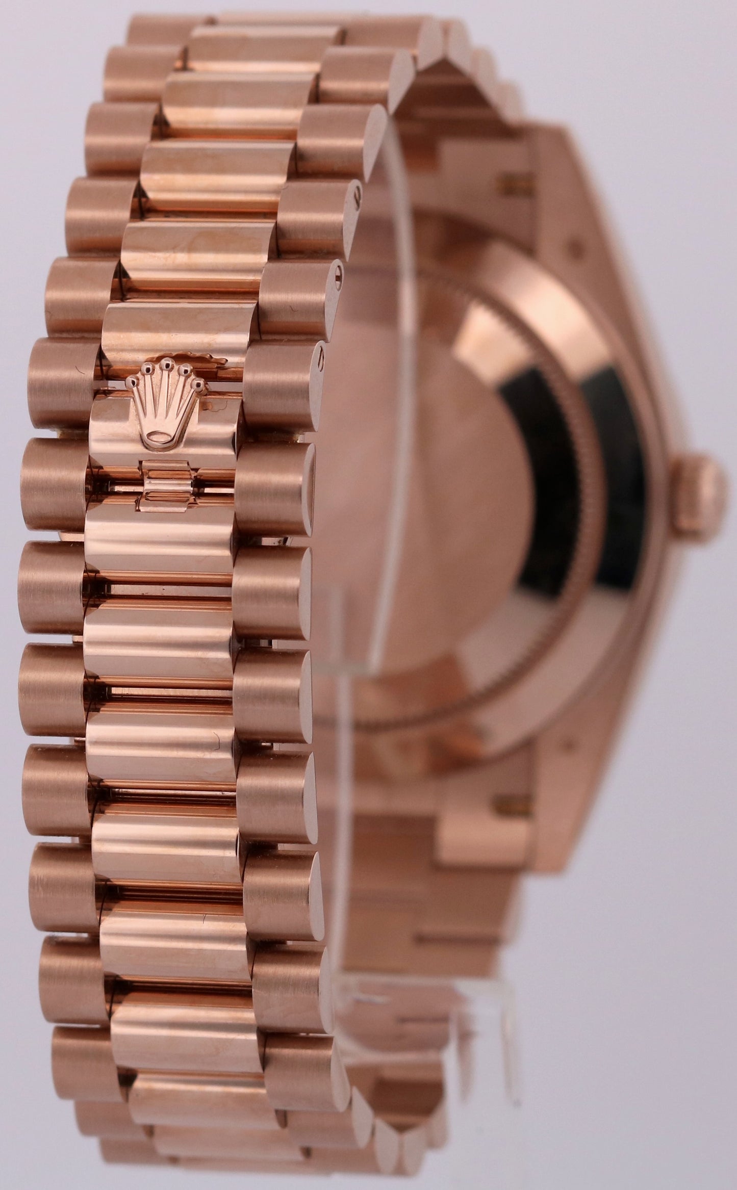 2024 PAPERS Rolex Day-Date President 40mm OLIVE GREEN 18K Rose Gold 228235 BOX