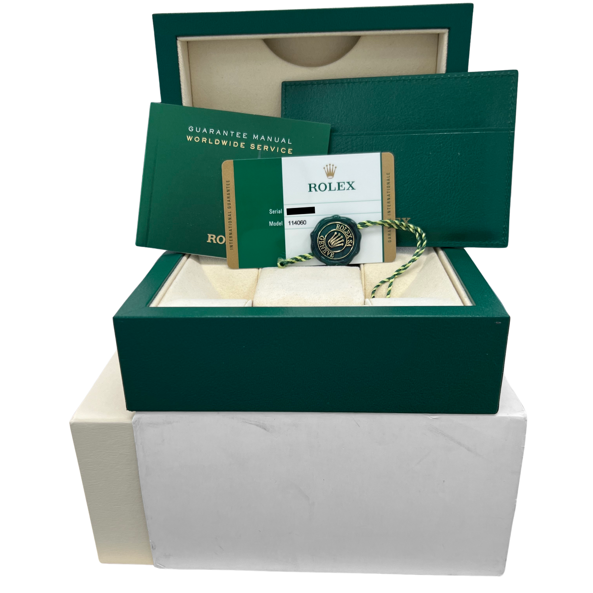 2017 Rolex Submariner No-Date 114060 LN Black Steel 40mm Watch Box Papers
