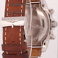 Breitling Chronomat Airborne 43mm Steel IVORY Leather Automatic Watch AB0115
