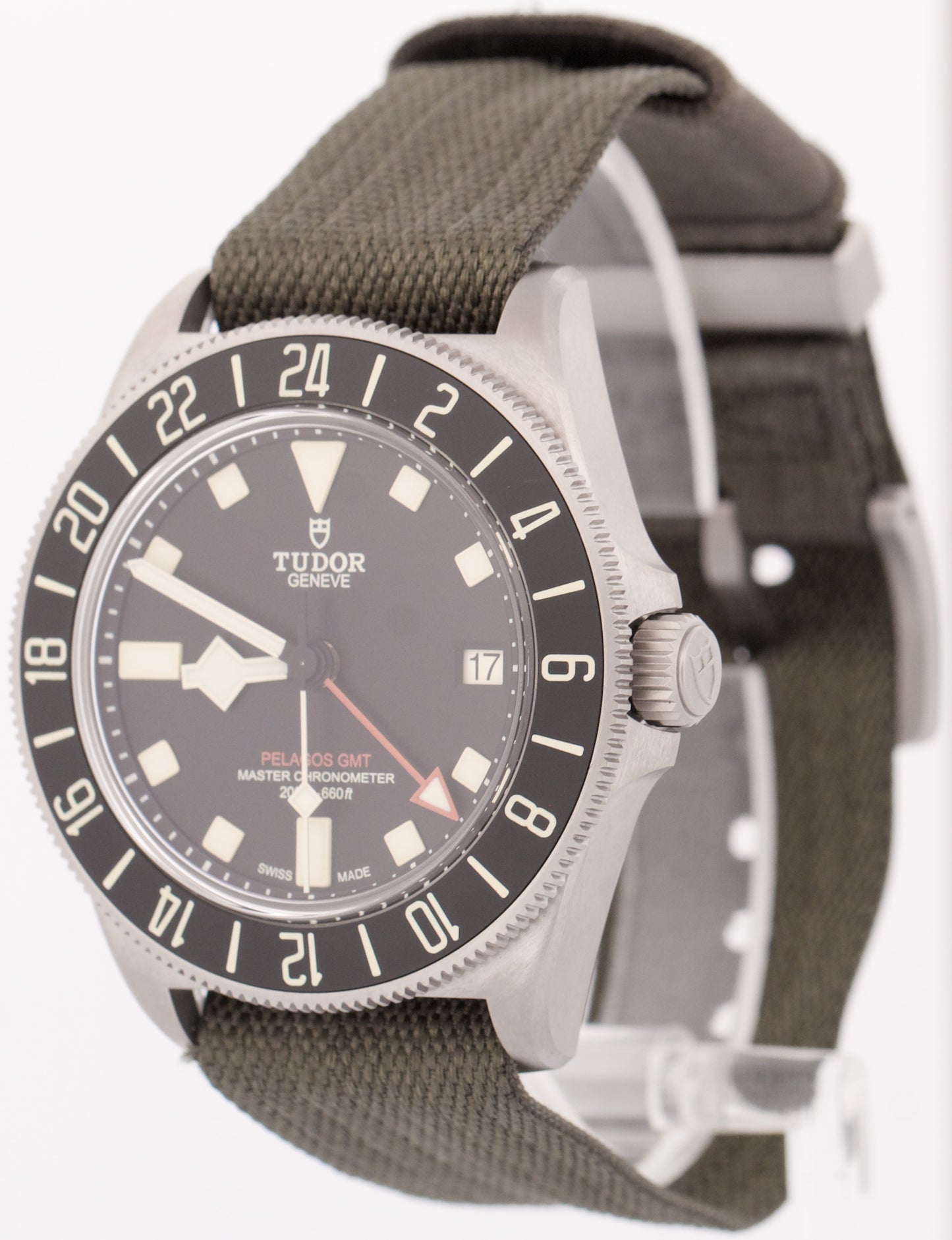 MINT 2024 PAPERS Tudor Pelagos FXD GMT Black Titanium Watch 2542G247NU 42mm BOX