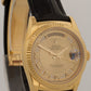 UNPOLISHED PAPERS Rolex Day-Date DIAMOND ROMAN 18K Yellow Gold 36mm 118138 BOX