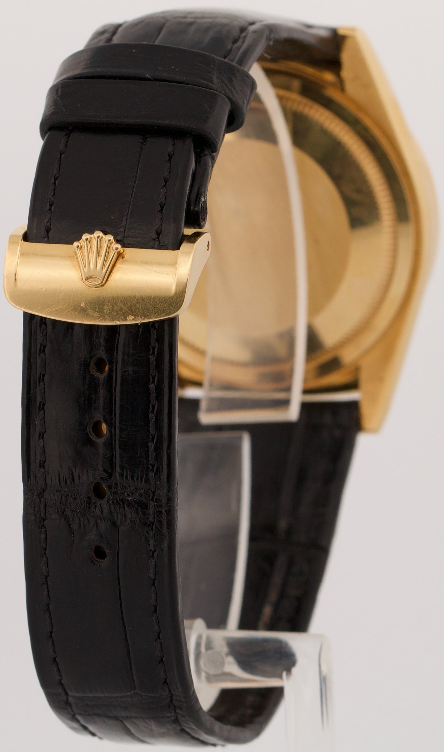 UNPOLISHED PAPERS Rolex Day-Date DIAMOND ROMAN 18K Yellow Gold 36mm 118138 BOX
