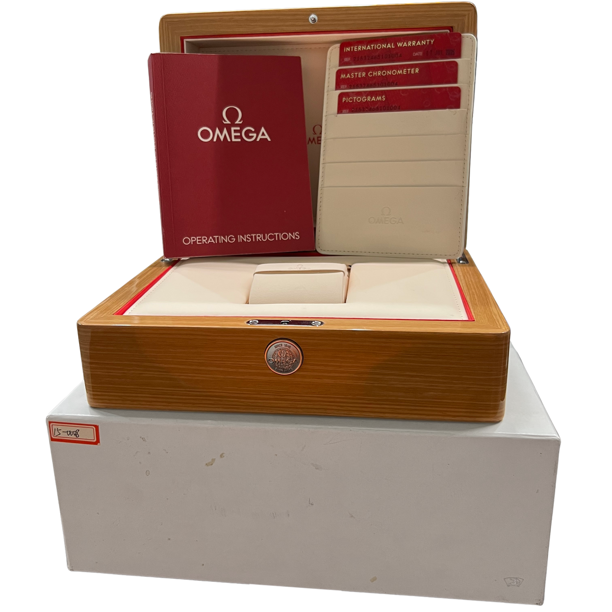 2025 Omega Seamaster Planet Ocean 215.32.46.51.01.004 Chronograph Box Papers