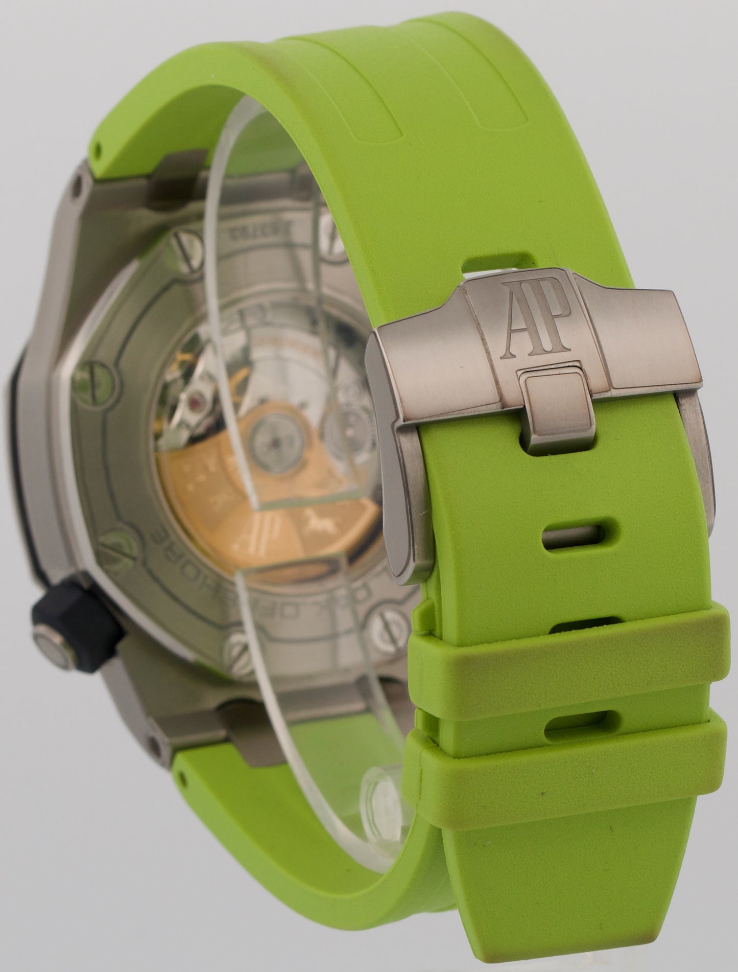 Audemars Piguet Royal Oak Offshore Diver LIME GREEN 42mm Steel Rubber 15710ST