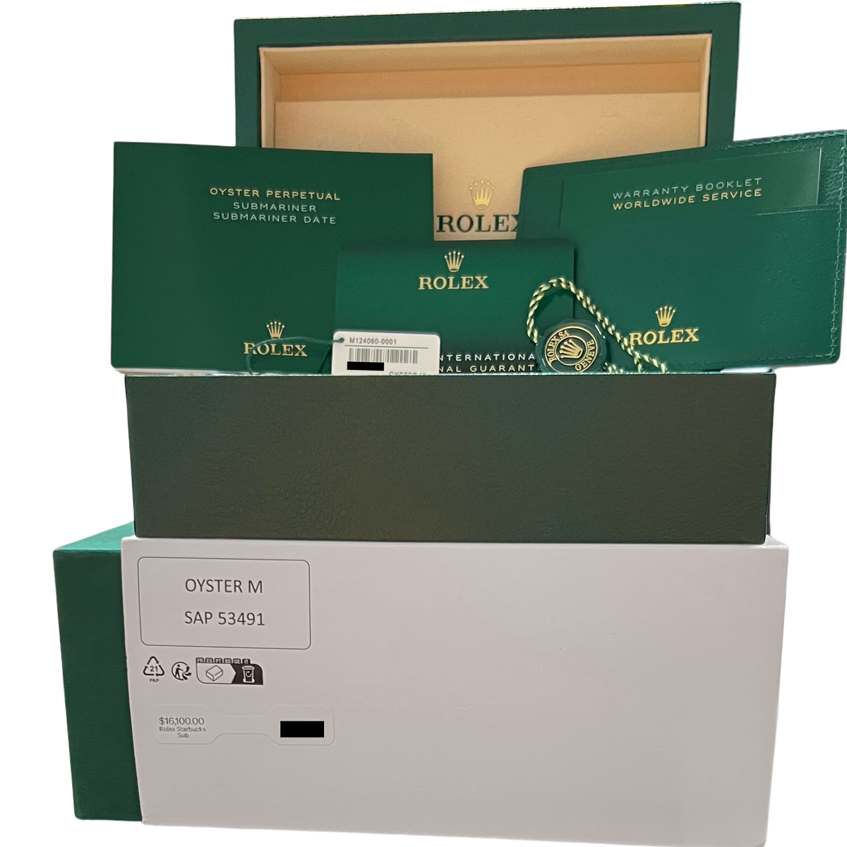 2025 Rolex Submariner No-Date 124060 LN Black Steel 41mm Watch Box Papers