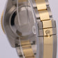 Rolex Submariner Date Ceramic BLUE 40mm 18K Yellow Gold Steel 116613 LB Watch