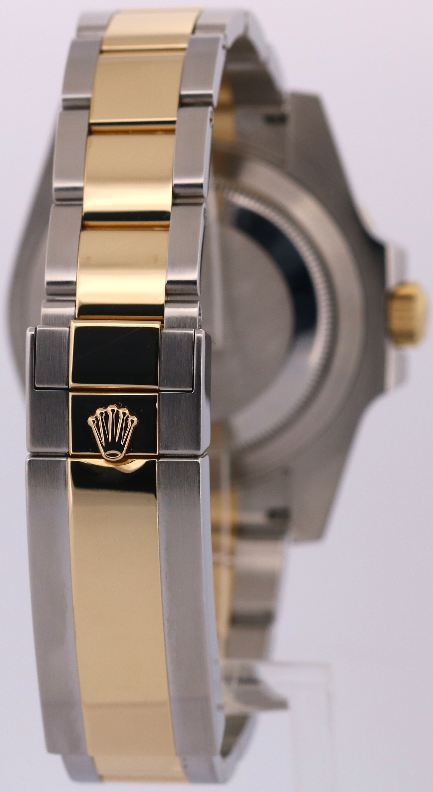 Rolex Submariner Date Ceramic BLUE 40mm 18K Yellow Gold Steel 116613 LB Watch