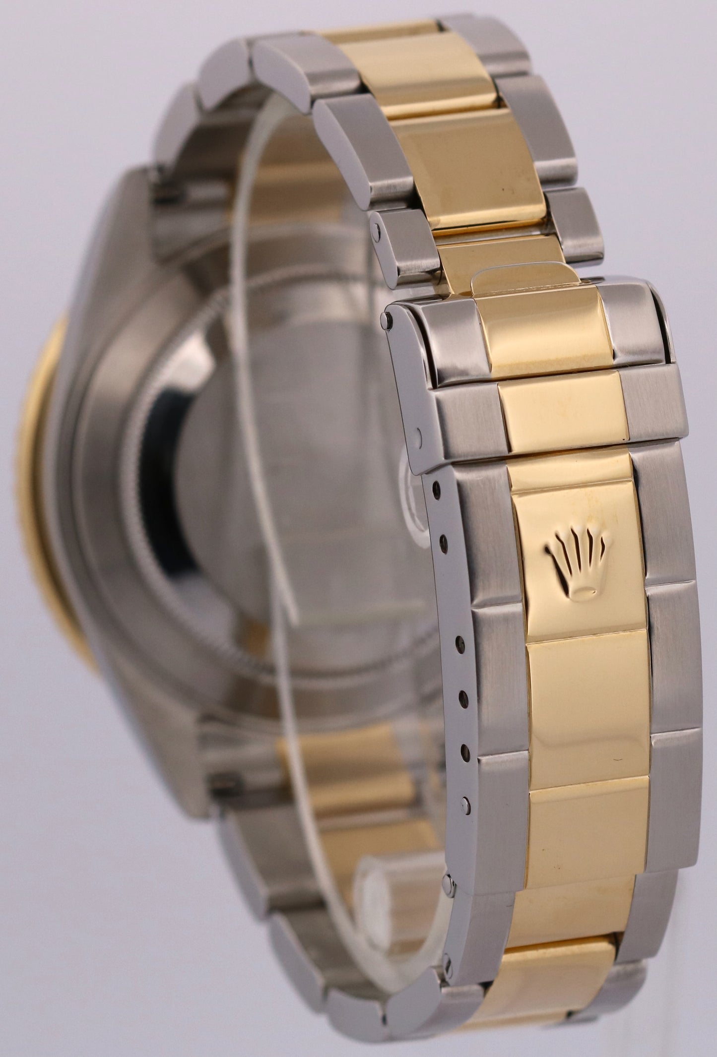 Rolex Submariner Date 40mm Blue NO-HOLES Stainless Steel 18K GOLD BUCKLE 16613