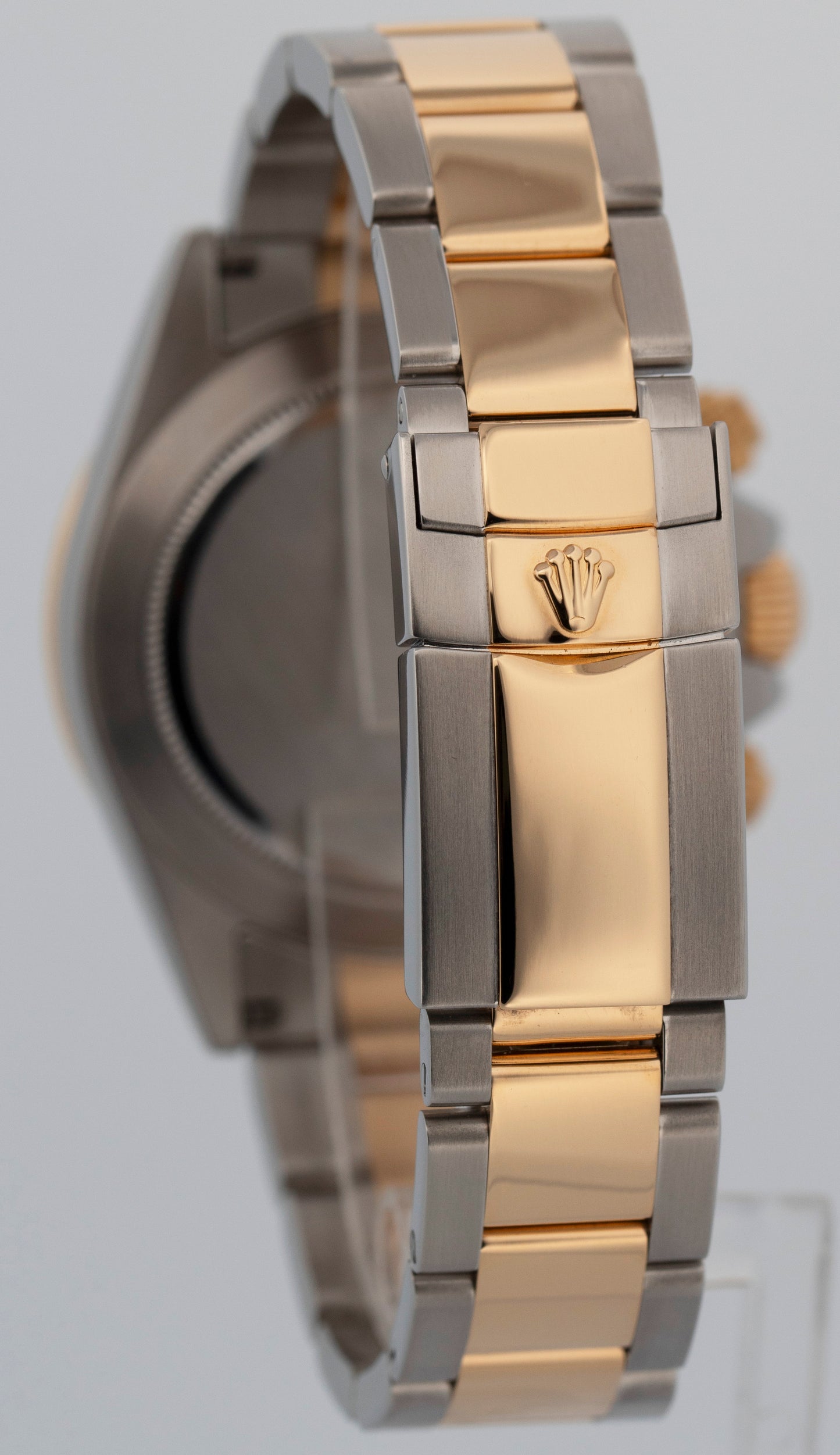 Rolex Daytona Cosmograph CHAMPAGNE 18K Yellow Gold Two-Tone Steel Watch 116523