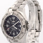 2004 PAPERS Breitling SuperOcean 42mm BLACK Steel Automatic A17360 Watch BOX