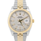 Rolex DateJust 41 SILVER 18K Yellow Gold Two-Tone Steel 41mm JUBILEE 126333
