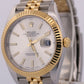 Rolex DateJust 41 SILVER 18K Yellow Gold Two-Tone Steel 41mm JUBILEE 126333