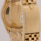 VINTAGE 1988 Rolex Oyster Perpetual Date 34mm CHAMPAGNE 14K Gold Fluted 15037