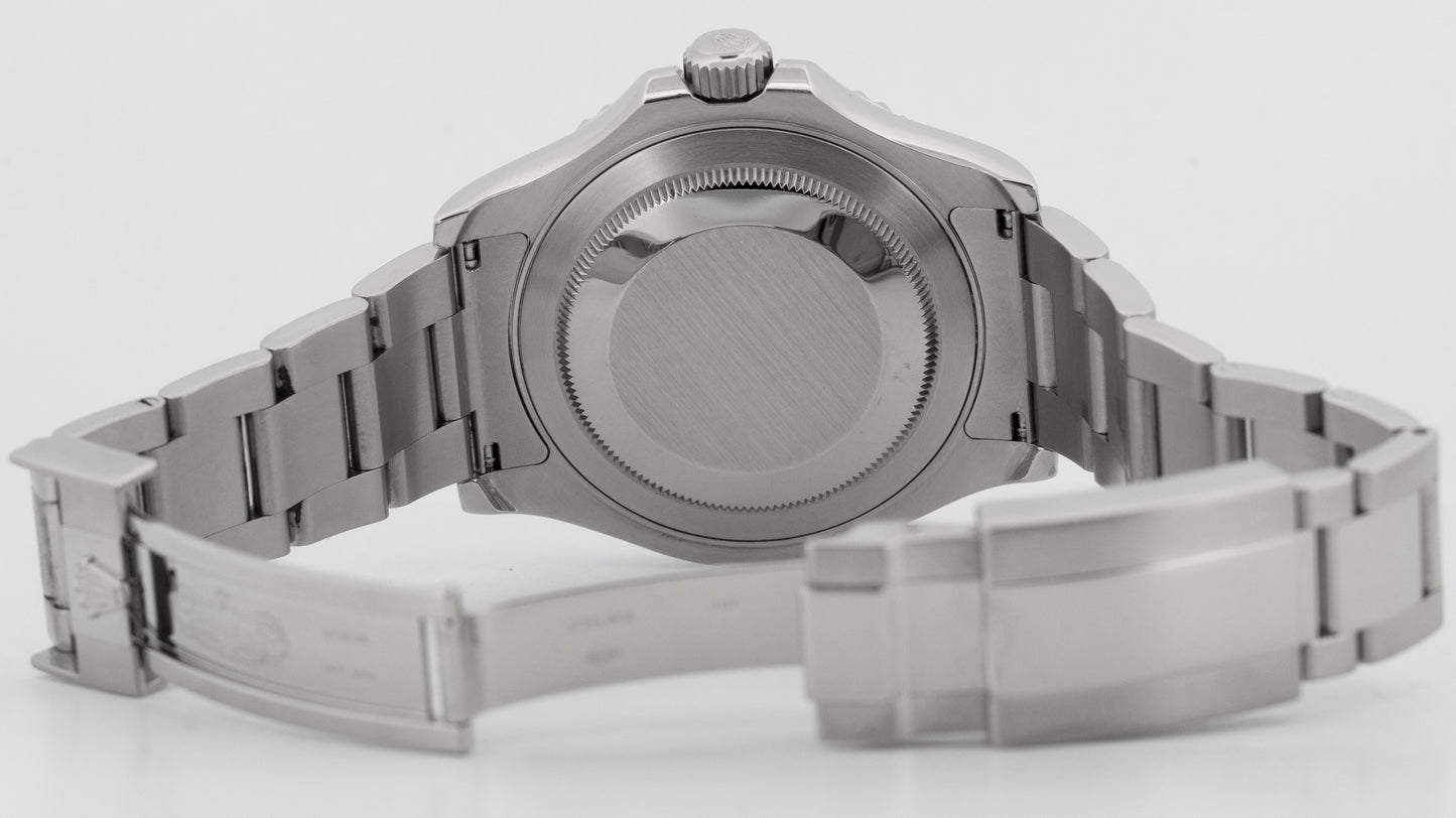 Rolex Yacht-Master Platinum BLUE 40mm Stainless Steel Oyster Watch 116622 BOX