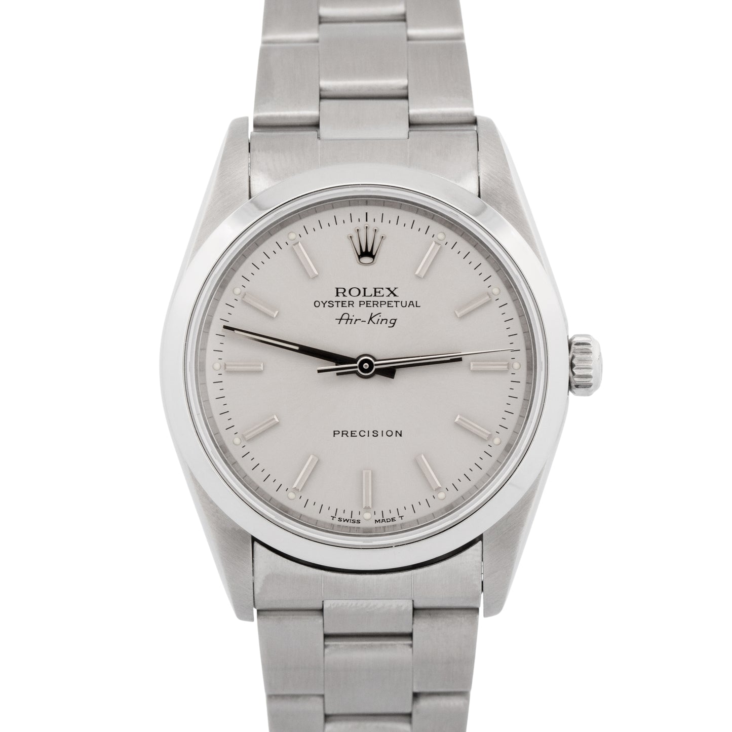 Rolex Oyster Perpetual Air-King SILVER Stainless Steel OYSTER 34mm 14000 Watch
