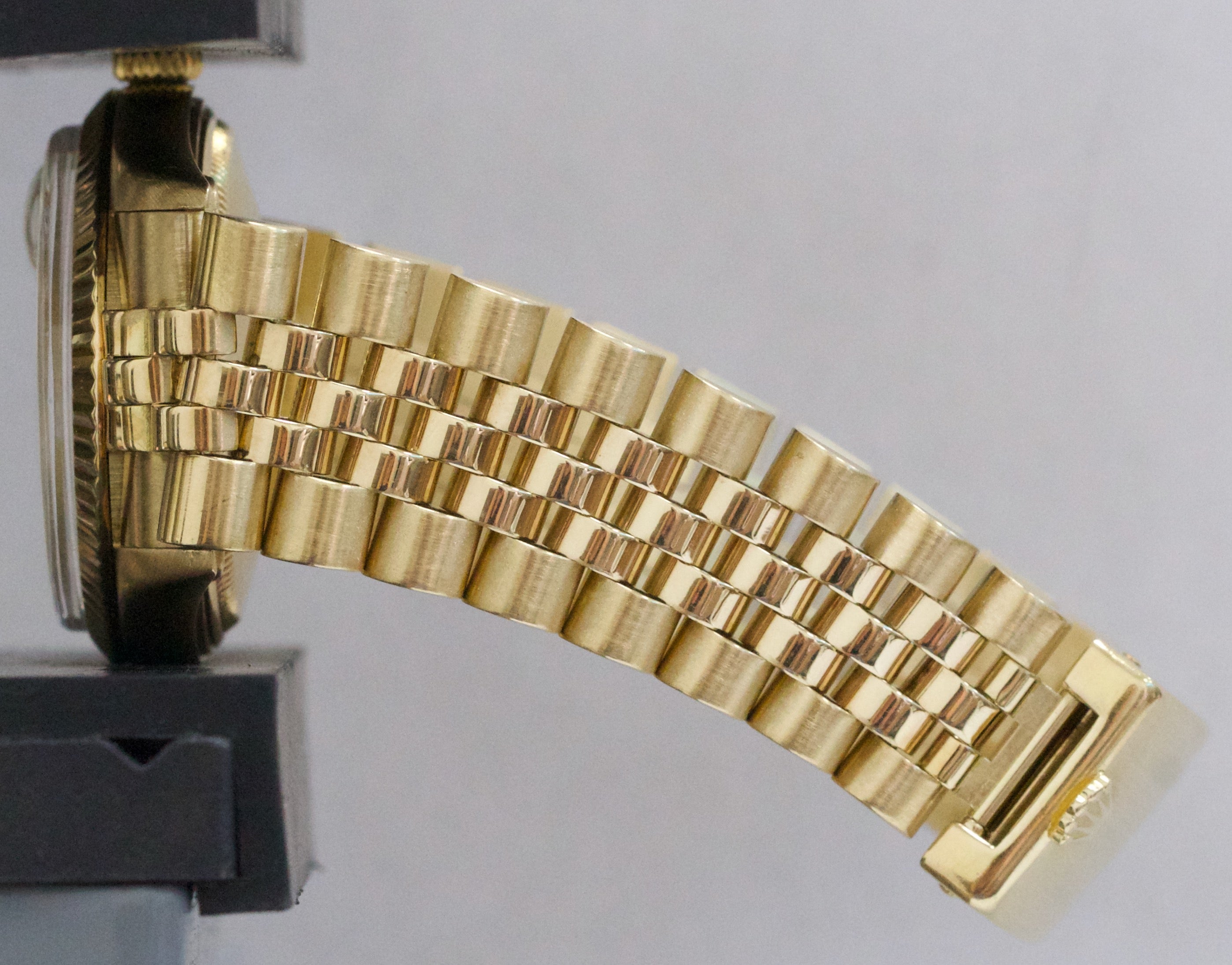 VINTAGE 1988 Rolex Oyster Perpetual Date 34mm CHAMPAGNE 14K