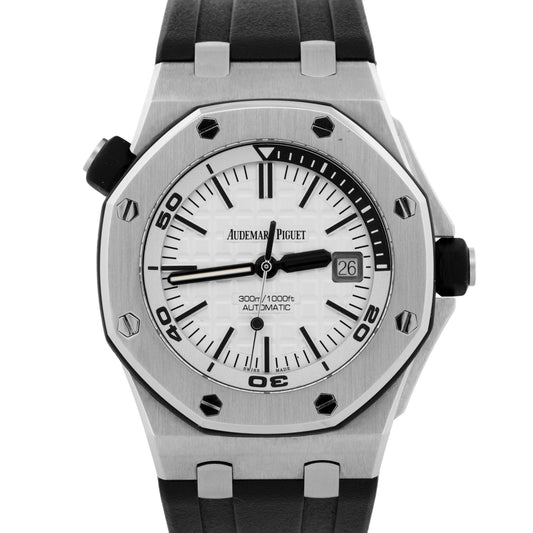 2017 PAPERS Audemars Piguet Royal Oak Offshore WHITE 42mm 15710ST.OO.A010CA.01
