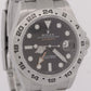 PAPERS Rolex Explorer II 42mm 216570 BLACK Stainless Steel RSC Orange Watch BOX