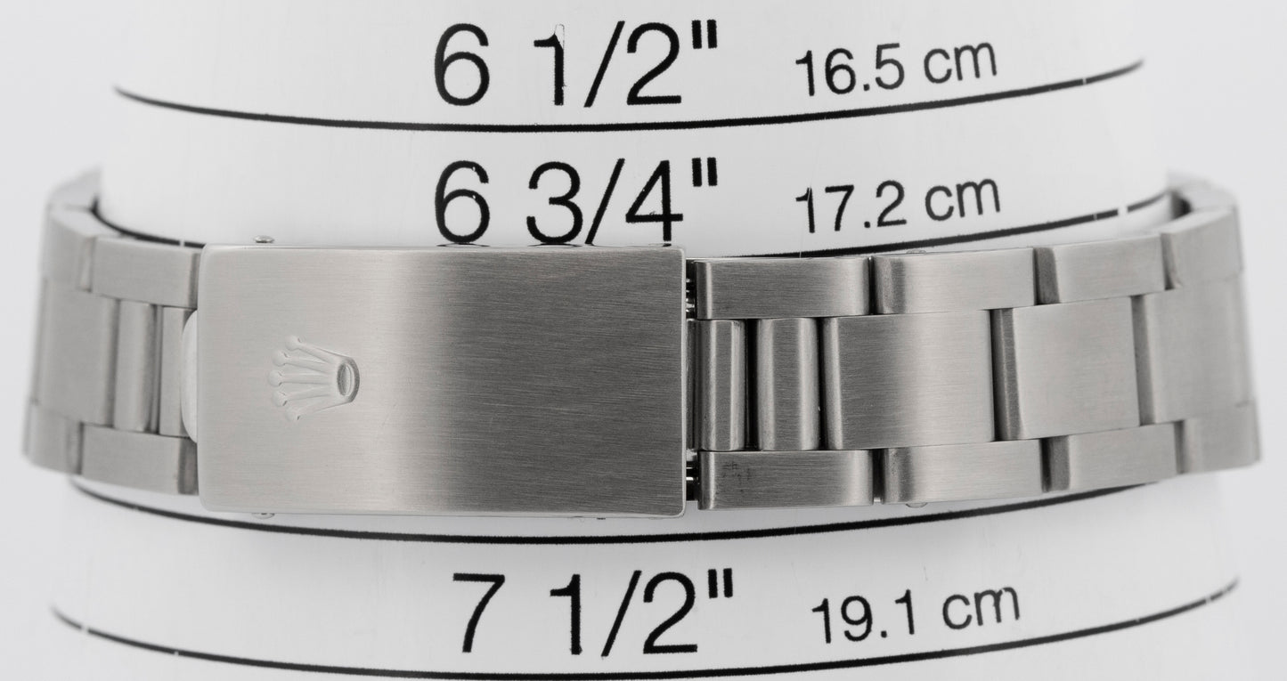 Rolex Oyster Perpetual Air-King SILVER Stainless Steel OYSTER 34mm 14000 Watch