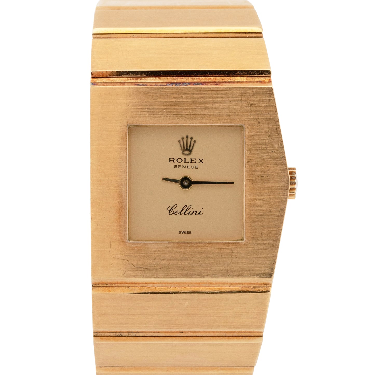 UNPOLISHED 1976 Ladies Rolex QUEEN MIDAS Champagne 18K Yellow Gold 24mm 4313