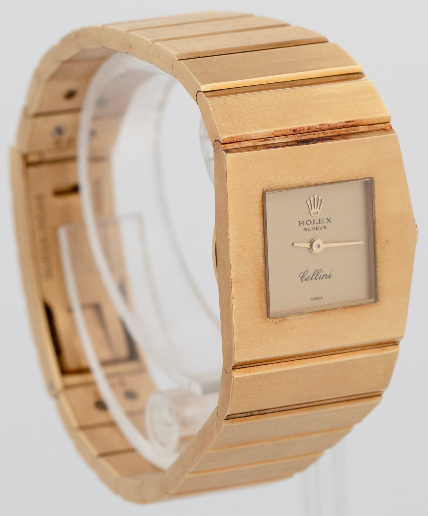 UNPOLISHED 1976 Ladies Rolex QUEEN MIDAS Champagne 18K Yellow Gold 24mm 4313
