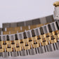 1993 Rolex DateJust 36mm CHAMPAGNE 18K Yellow Gold Stainless Steel JUBILEE 16233