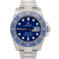 Rolex Submariner Date 18K White Gold SMURF Blue Ceramic 40mm 116619 LB Watch