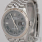 2024 NEW PAPERS Rolex DateJust 36mm Wimbledon Grey Jubilee Watch 126234 BOX