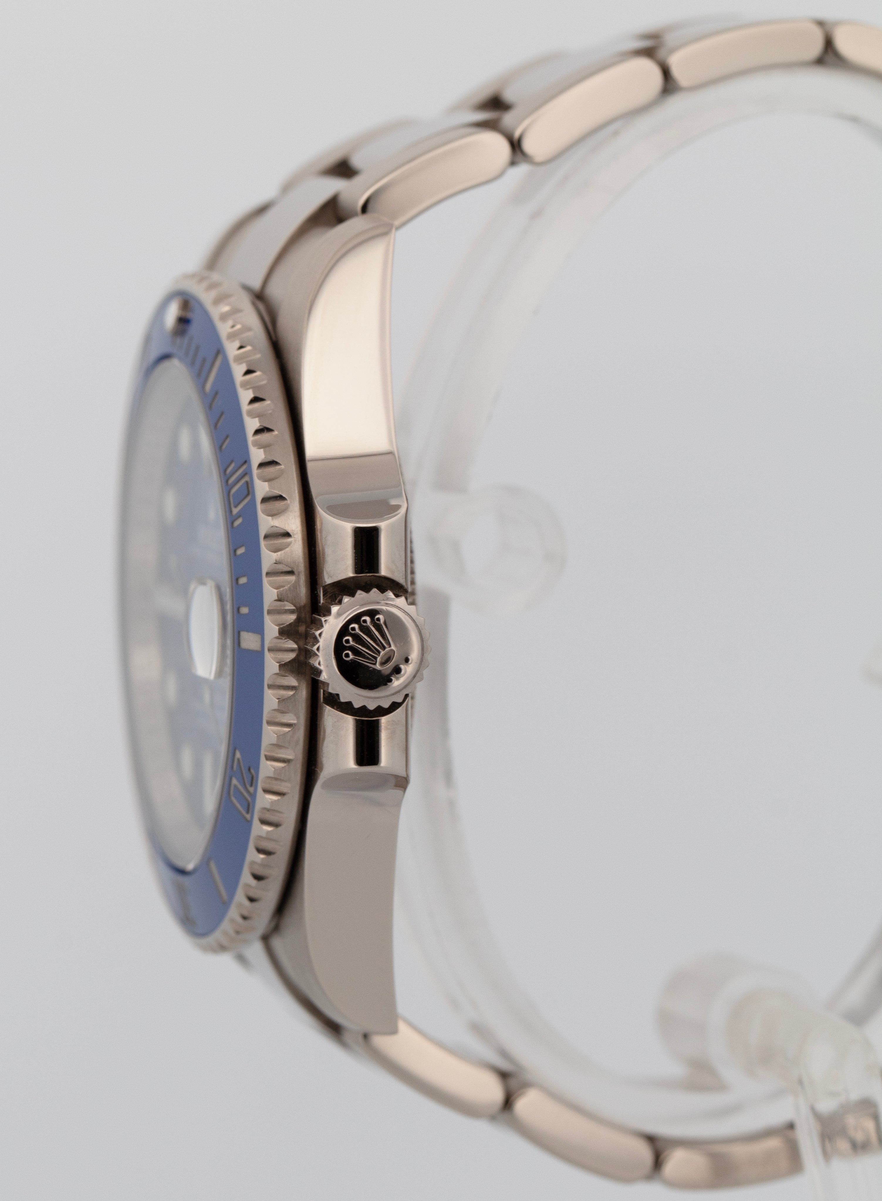 Rolex Submariner Date 18K White Gold SMURF Blue Ceramic 40mm