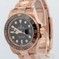 2022 PAPERS Rolex GMT-Master II BLACK 18K Rose Gold 40mm 126715 CHNR Watch BOX