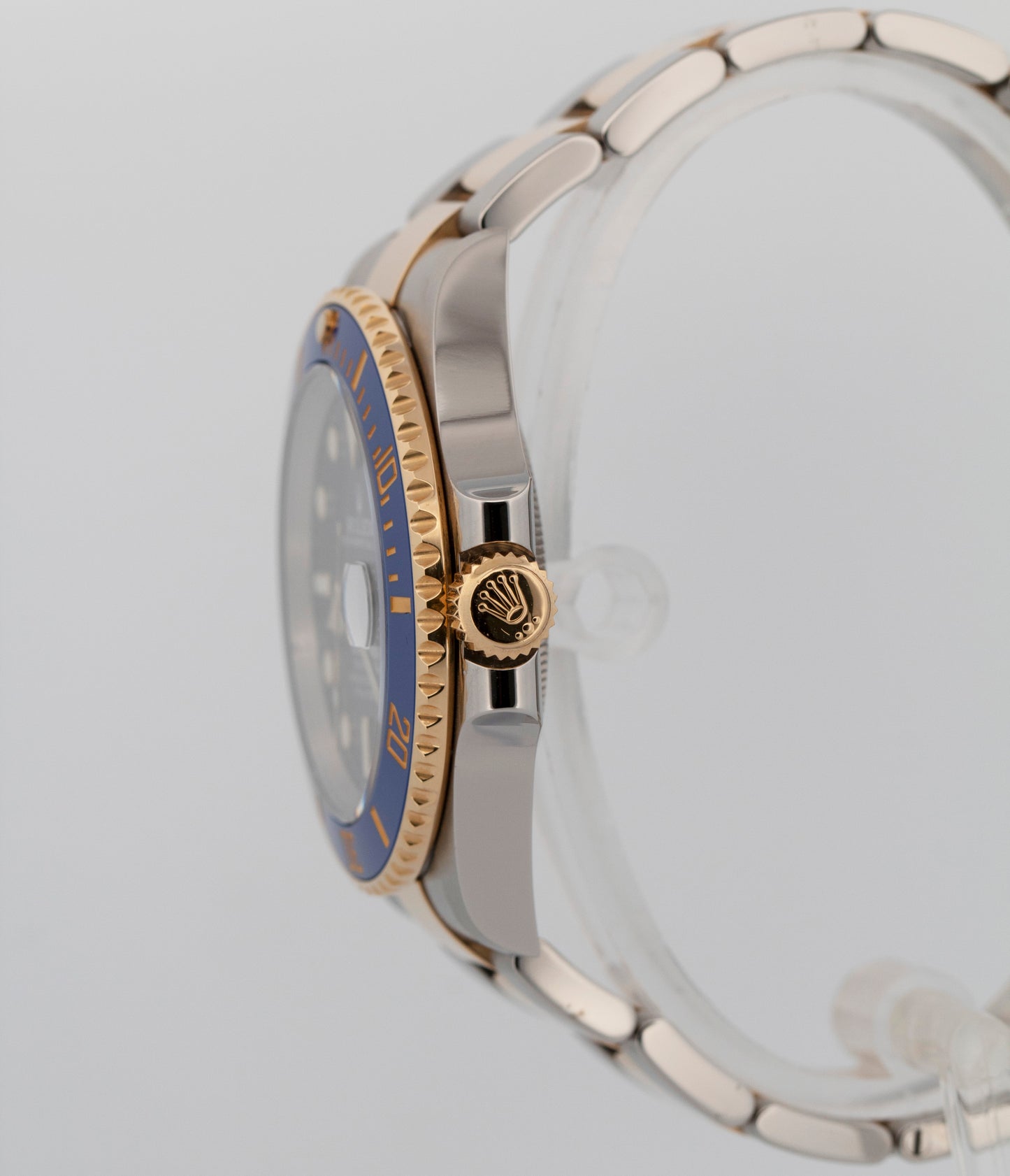 2021 PAPERS Rolex Submariner Date BLUE Two-Tone Gold 41mm 126613 LB Watch BOX