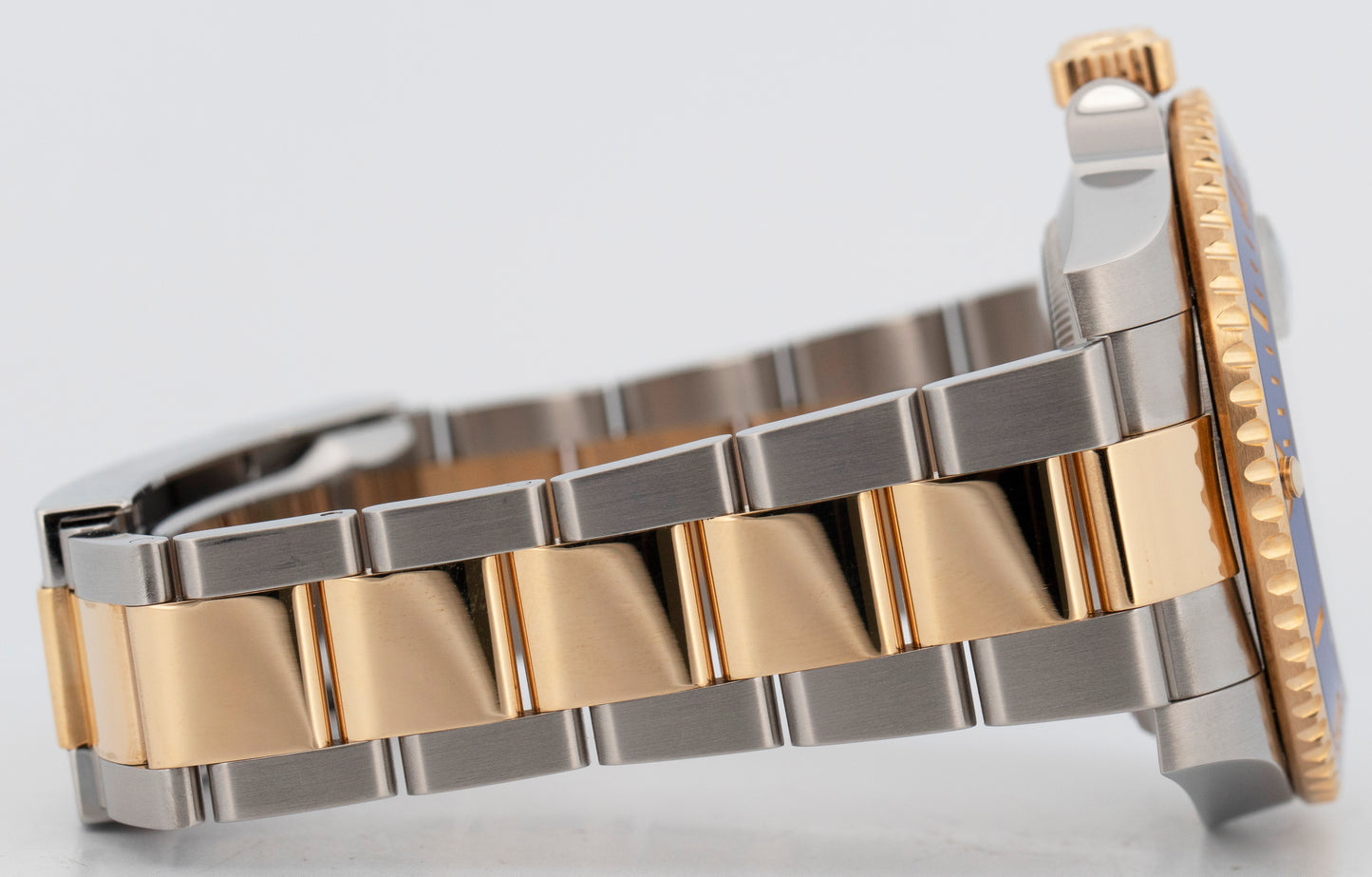 Rolex Submariner Date 18K Yellow Gold Steel BLUE Ceramic 40mm 116613 LB Watch