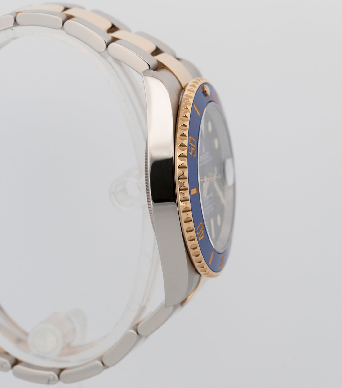 2021 PAPERS Rolex Submariner Date BLUE Two-Tone Gold 41mm 126613 LB Watch BOX