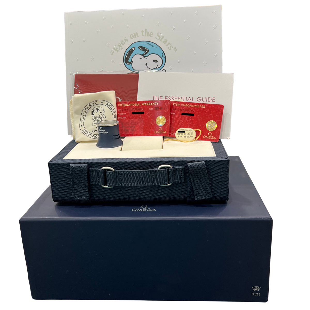 New 2026 Omega Speedmaster Silver Snoopy Award 310.32.42.50.02.001 Box Papers