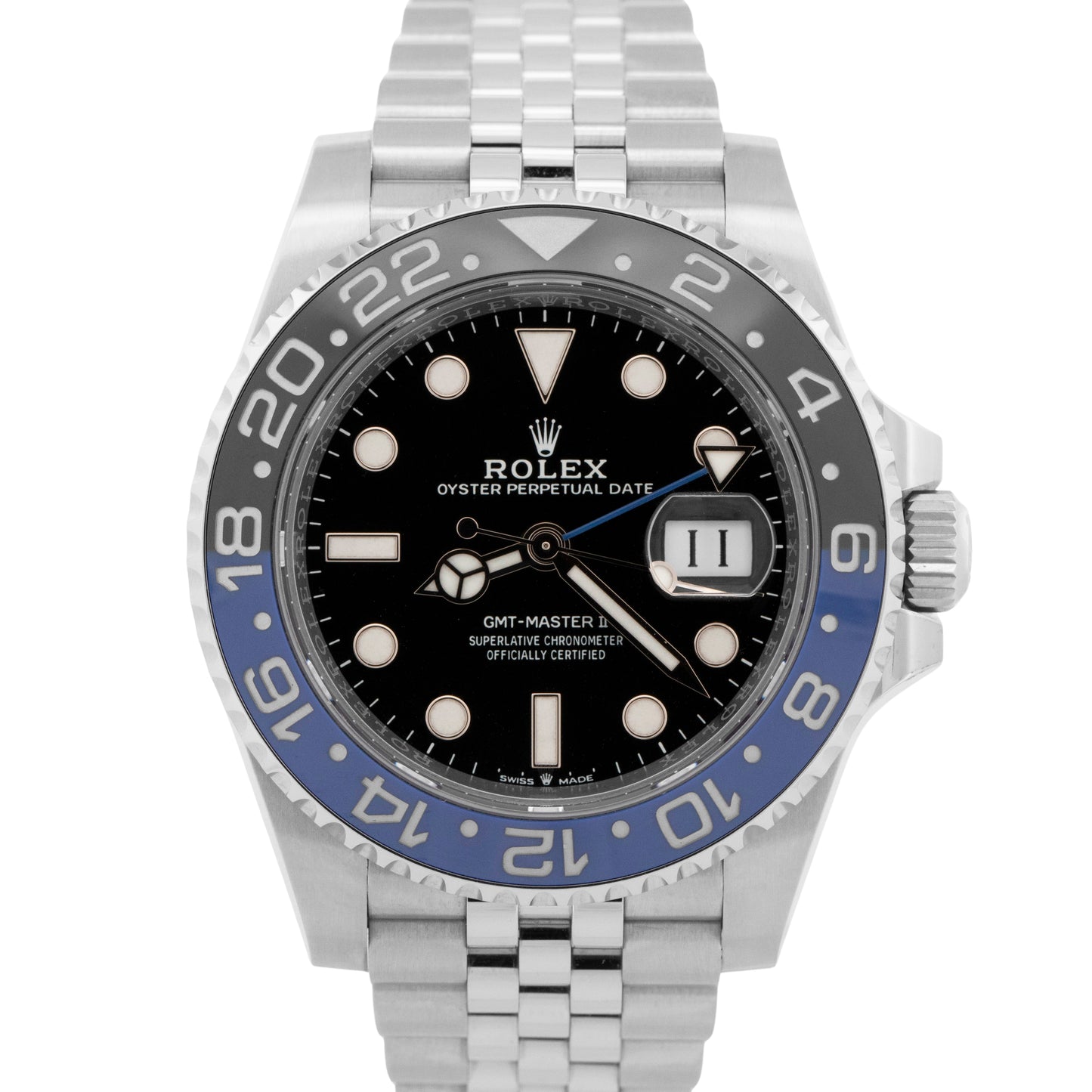 2025 PAPERS Rolex GMT-Master II Batman BLUE BLACK 40mm 126710 BLNR Watch BOX