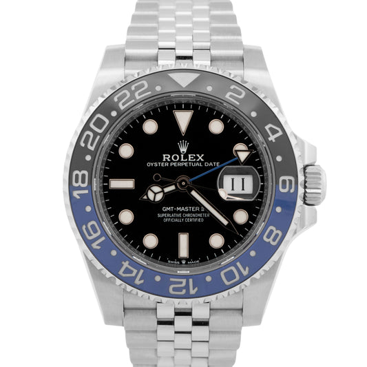 2025 PAPERS Rolex GMT-Master II Batman BLUE BLACK 40mm 126710 BLNR Watch BOX
