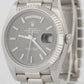 MINT PAPERS Rolex Day-Date President GRAY TAPESTRY 18K Gold 40mm 228239 BOX