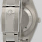 Rolex DateJust II BLACK ROMAN Stainless Steel Oyster 18K Gold 41mm Watch 116334