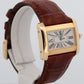 Cartier Tank Divan Mini WHITE 18K Yellow Gold 31.5mm 2601 / W6300356 Watch