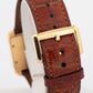 Cartier Tank Divan Mini WHITE 18K Yellow Gold 31.5mm 2601 / W6300356 Watch