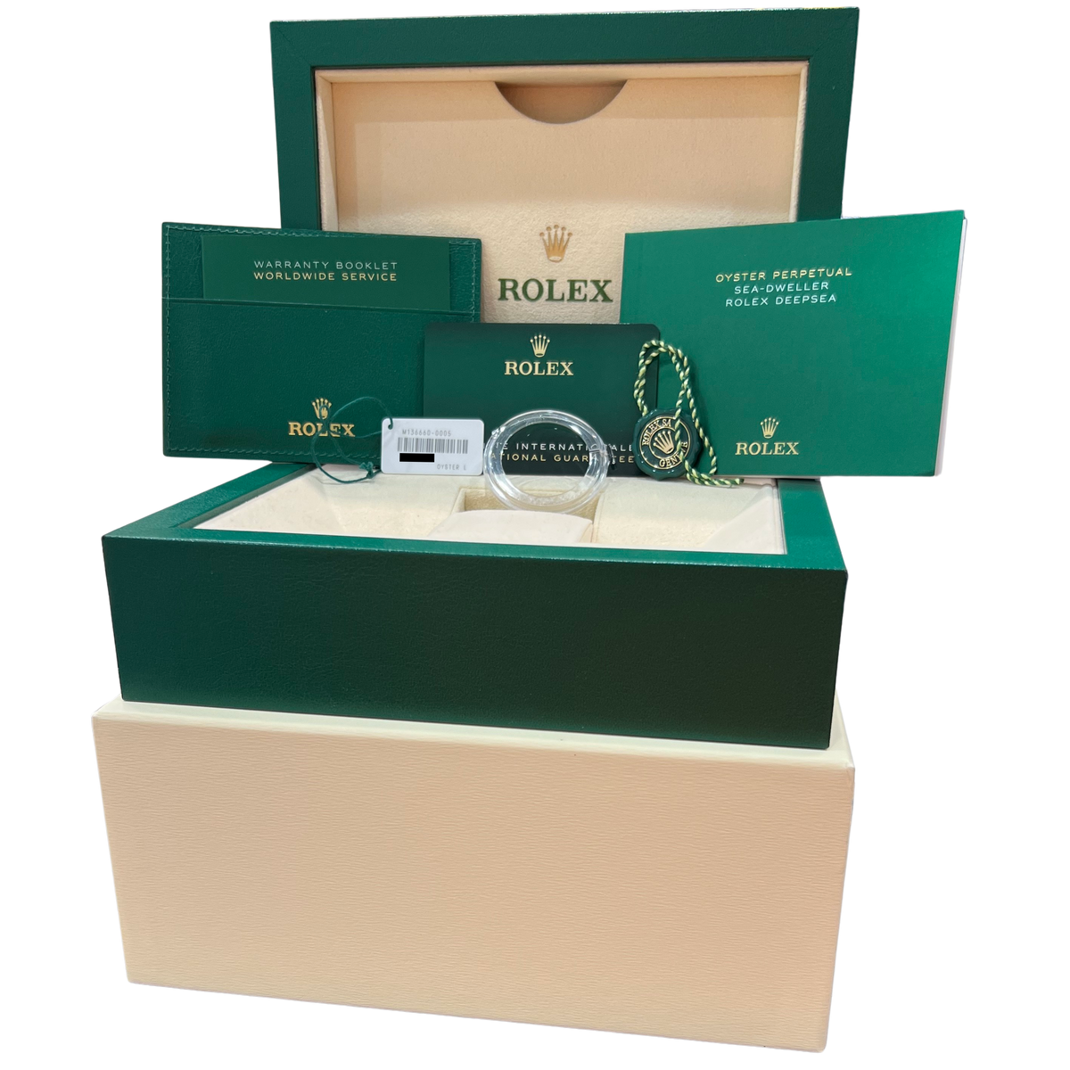2024 Rolex Sea-Dweller Deepsea 136660 Blue James Cameron 44mm Watch Box Papers