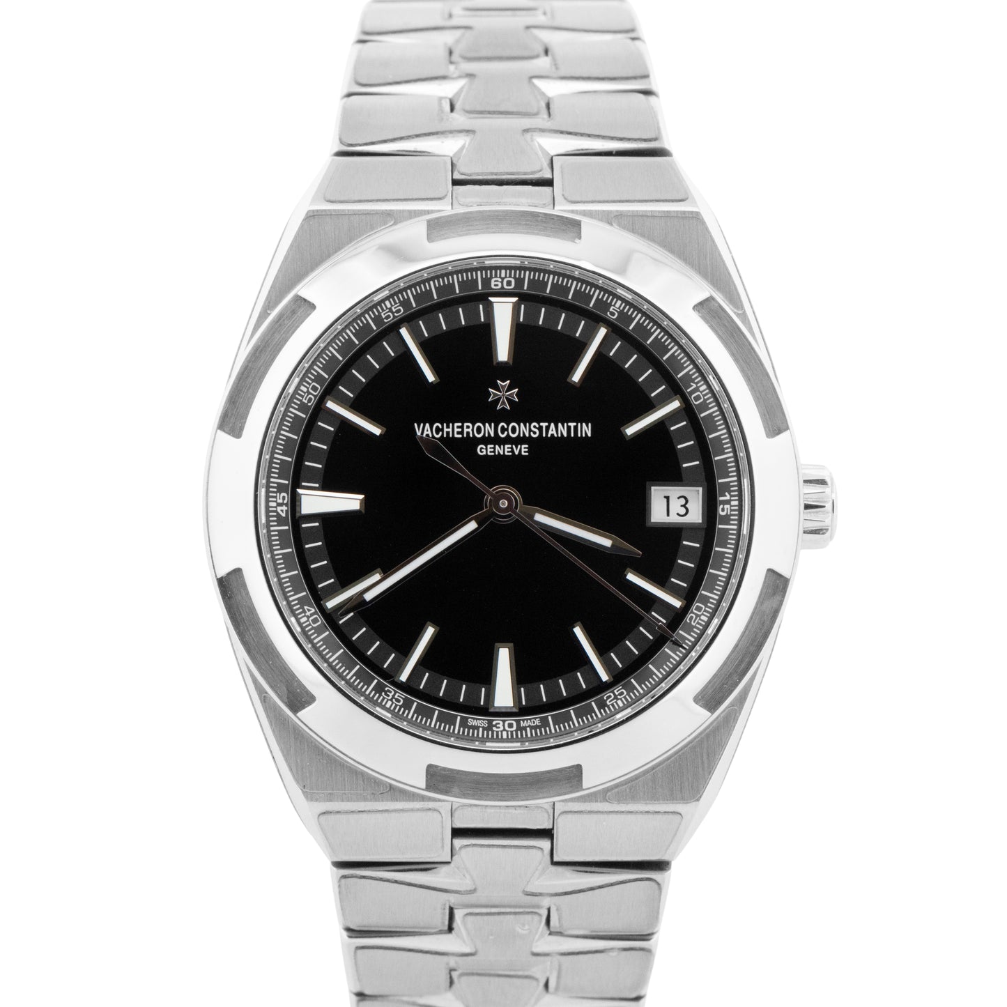 2021 PAPERS Vacheron Constantin Overseas BLACK Steel 41mm 4500V/110A-B483 Watch