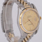 Rolex DateJust 36mm Champagne Dial Stainless Steel 18K Yellow Gold 16233 Watch