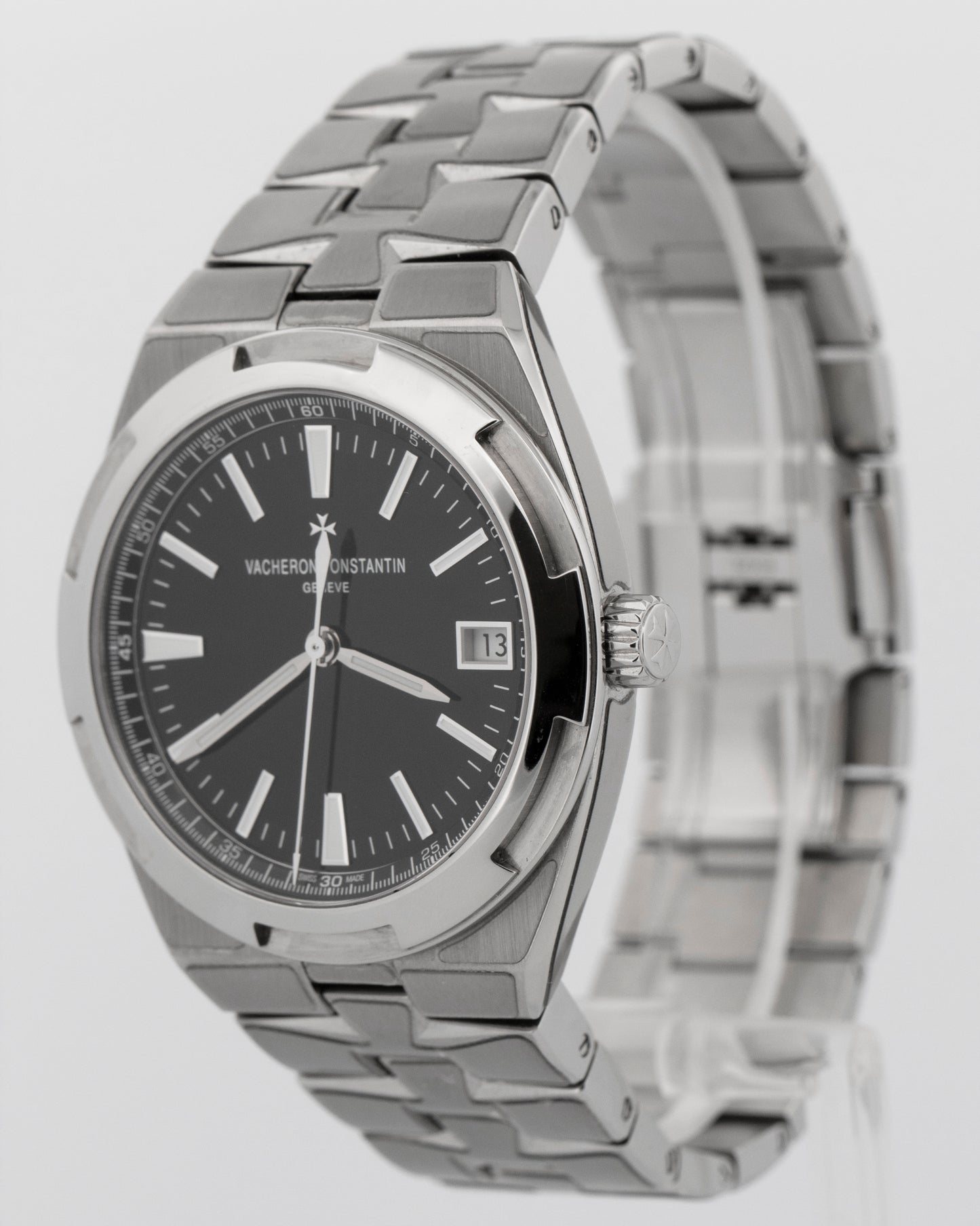 2021 PAPERS Vacheron Constantin Overseas BLACK Steel 41mm 4500V/110A-B483 Watch